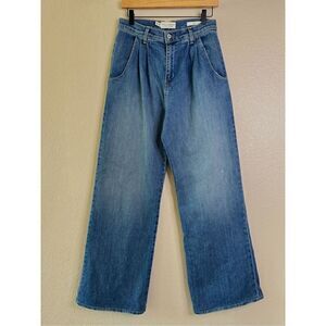 Nili Lotan Blue Wide Leg Jeans